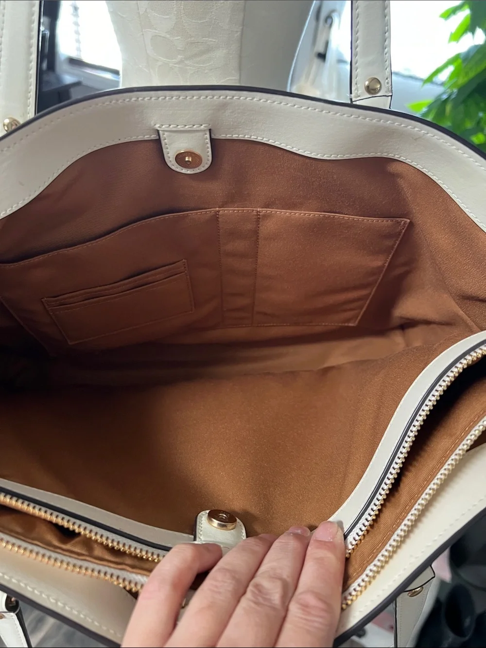 Coach Chalk Signature Laptop bag